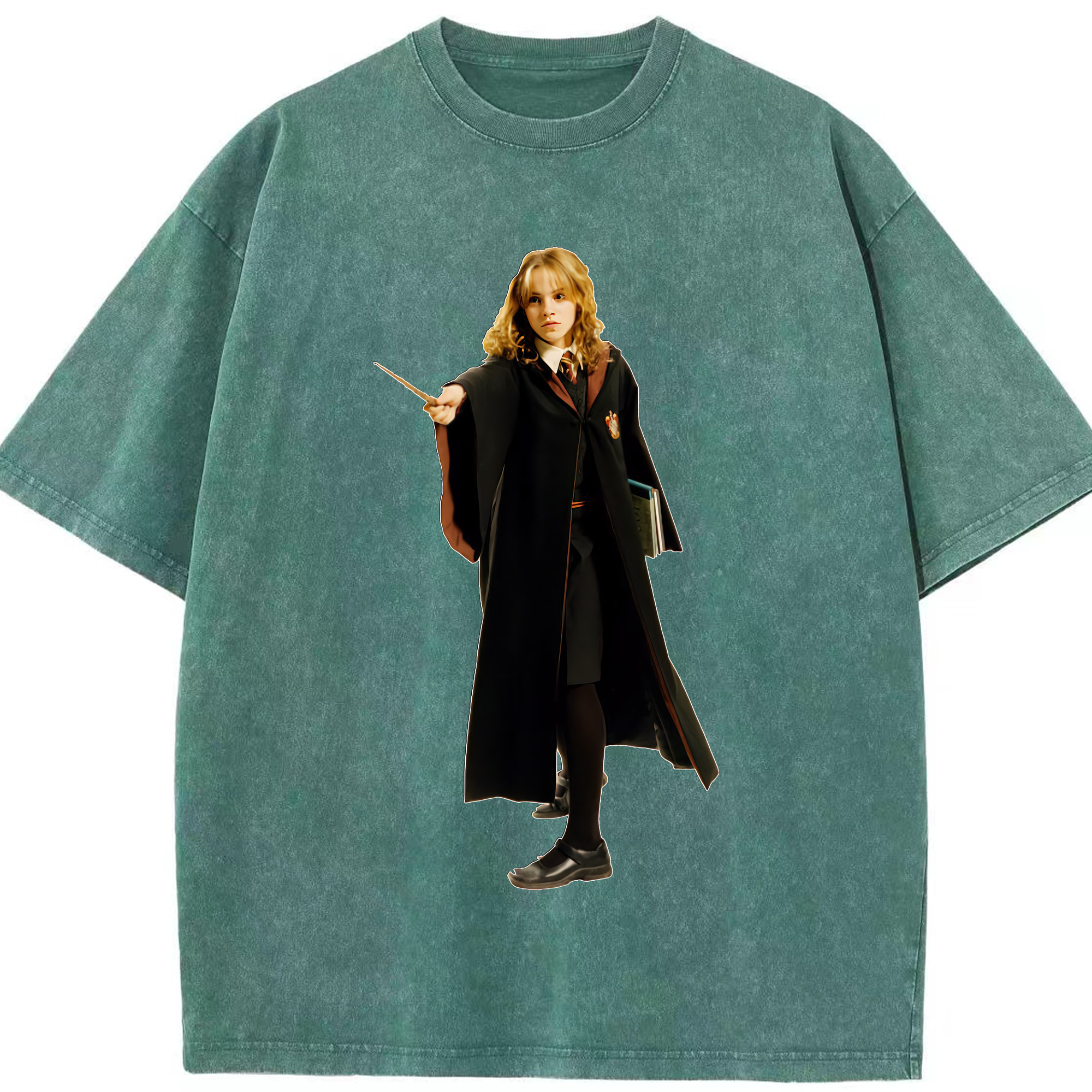 （画像用） Harry Potter ハリー・ポッターシリーズ 綿100% ヴィンテージ風 半袖Tシャツ（フロントプリント）